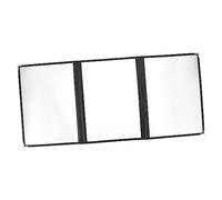 Alipis 1 Pezzo delle ricette volantino raccoglitore menu Titolare del documento chiaro dei menu del menu del copertina menù in pvc Trasparente