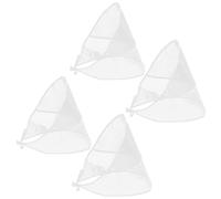 Alipis 1 Set Cappello Antipioggia con Visiera in Pe per Donna e Uomo 4 Pezzi