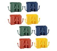 Alipis 1 Set Contenitore A Parete Magnetico Interruttore Bidone Appendiabiti Da Parete Supporto Per Cellulare Supporto Per Telefono Da Parete Porta Telecomando Magazzinaggio 8 Pezzi