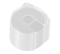 Alipis 1 Set Custodia Per Cd Disco Gioco Giochi Sonico Conchiglia Custodia Per Acrilico Bianca 10 Pezzi