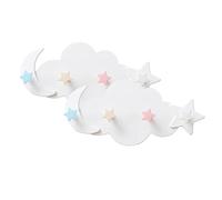 Alipis 1 Set Gancio Per Riporre I Cartoni Animati Ripiani Storage Rack Ganci A Forma Di Grembiuli Di Jeans Venni Ganci Della Porta Graziosi Ganci Da Parete Plastica 2 Pz