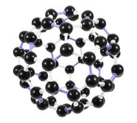 Alipis 1 Set Modello molecolare del carbonio Modello di struttura molecolare insegnamento delle scienze scienza modello chimico strumento didattico scientifico modello c60 plastica