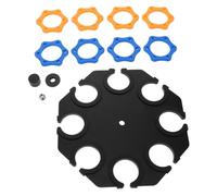 Alipis 1 set per Microfono con Vassoio Multi Microfono e Shock Mount Accessorio per Registrazione Compatibile con Microfoni Cablati e Wireless per Setup Complessi