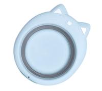 Alipis 1 Vaschetta Per Il Lavaggio A Forma Di Gatto in Materiale Pp Vaschetta Per Il Bagnetto Pieghevole Per Bambini Da Viaggio