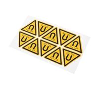 Alipis 10 Adesivi Avvertimento Sicurezza per Macchinari Segnale Magnetico, Etichette Impermeabili in Carta, Facile Installazione per Officine e Magazzini