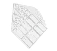 Alipis 10 fogli Etichette Adesive Date Resistenti all'Olio e all'Acqua per Bottiglie e Contenitori Alimentari Facili da Scrivere e Rimuovere Adesivi Note per Organizzazione Freezer e