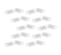 Alipis 10 Paia di Cuscinetti Naselli in Silicone per Occhiali, Nasello Sostituibile Antiscivolo per Montature Ottiche e Occhiali da Sole, Accessori Leggeri per Comfort e Riduzione Carico