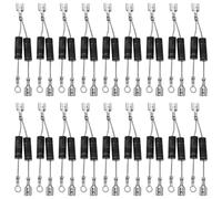 Alipis 10 pezzi Alta Tensione per Forno Microonde Parti di Ricambio Unidirezionali Bidirezionali Basso Consumo Energetico e Risposta Rapida per Cucina Domestica