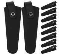 Alipis 10 pezzi di in pelle per pinze: fodero professionale per forbici per barbiere, parrucchiere, attrezzi da giardino, forbici da potatura, per stilista di saloni