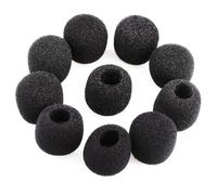 Alipis 10 pezzi Mini Microphone Covers in Sponge Material Lightweight Lapel Mic Windscreens For Noise Reduction At Conferences And Trade Shows