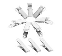 Alipis 10 pezzi Mini Morsetti in Metallo con Molla Clip per Fissaggio Progetti Fai da Te Organizzazione Scrivania e Display Fotografico