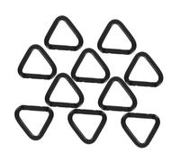 Alipis 10 Pezzi Moschettone Triangolare Piccolo in Lega di Alluminio Clip Heavy Duty per Arrampicata Escursionismo Campeggio Nero Portachiavi e Accessori Outdoor Compatti e Facili da