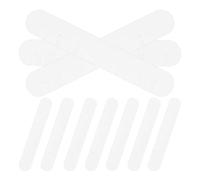 Alipis 10 Pezzi Protezioni Termiche per Chioma in Pvc Bianco Forma Compatta, Leggere e Resistenti, per Proteggere Capelluto le Radici Durante L'applicazione di Extension Fai da Te