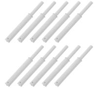 Alipis 10 Pezzi Push Latch Magnetico per Ante Armadio e Cassetto, Meccanismo Invisibile con Pressione Magnetica, ABS e Magnete, per Libreria e Guardaroba