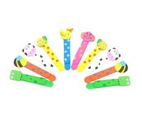 Alipis 10 pezzi Segnalibri in Legno con Scala Cartoni Animati Colorati per Studenti Accessori Scolastici Decorativi e Pratici