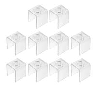 Alipis 10 Pezzi Supporto per Stampi per Rossetto Fai da Te in Plastica, Facile da Pulire e Portatile, per Strumenti di Cosmesi e Creazione di Rossetti Artigianali