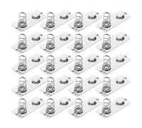 Alipis 100 Molle per Batterie Aa Connettore a Molla in Acciaio Resistente Anticorrosione Terminale Positivo Negativo per Supporto Batteria Fai da Te Uso in Telecomando Caricabatterie