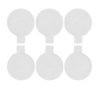 Alipis 100 pezzi Adesivi Rotondi Trasparenti Etichette Cerchietti Adesivi Doppia Faccia Nano Colla Stickers Cerchi per Organizzazione Casa Ufficio Senza Tracce