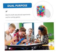 Alipis 100 Pezzi Palline Plastiche Colorate per Stem Montessori Giochi Ordinamento e Educativi per Scuola Leggere e Resistenti per Esperimenti e Attività Creative