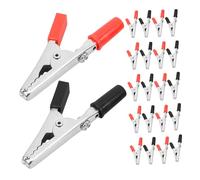 Alipis 100 pezzi Pinze Batteria Auto Isolate Clip Alligatore Elettriche Piccole per Test e Progetti Elettrici Pinze Metallo Doppia Guaina per Elettricisti Clip Collegamento Affidabili e
