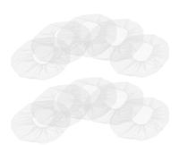 Alipis 100 Pezzi Retine per Chioma Monouso in Nylon Bianco, Traspiranti e Usa e Getta, per Uso in Cucina e Fabbrica, Dimensioni 24 Pollici