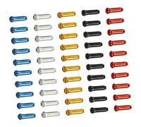 Alipis 100 Pezzi Tappi Terminali per Cavi Freno Bici in Lega di Alluminio Alta Durezza Accessori per Bici Protezione Cavo Freno Anti Ruggine e Anti Usura