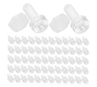 Alipis 100pezzi e in Acrilico Trasparente con Codice Kit Fissaggio Versatile per Applicazioni Domestiche e Meccaniche
