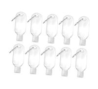 Alipis 10pezzi Flaconi Ricaricabili Gancio Contenitori Manuali Bottiglie Da Viaggio Per Shampoo Bagnoschiuma Lozione Corpo Detergente Viso Tonico Viso Crema Mani Crema Solare Viaggio Spor