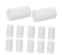 Alipis 12 Flaconi Vuoti Per Medicinali Hdpe 20 Ml Con Tappo Sigillante, Contenitori Per Pillole in Plastica Ambrata Resistenti Al Calore, Per Viaggi e Conservazione Sicura Di Farmaci e Cosmetici