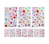 Alipis 12 Pezzi Adesivi Gioiello Autoadesivi per Nail Art e Scrapbooking | Applicazione senza Colla, Finitura Scintillante, per Biglietti e Lavori di San Valentino, su Quaderni e Laptop