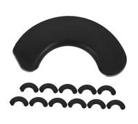 Alipis 12 Pezzi Cuscinetti Ammortizzanti per Manubri in Plastica Resistente Pad a Forma di Protettivi per Attrezzature Fitness Facili da Installare per Palestra Casa e Commerciale