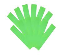 Alipis 12 Pezzi Marcatori da Campo Rettangolari Verdi per Linee di Confine Tappetini Piatto Resistenti per Segnalazione Tennis Basket Pallavolo e Badminton