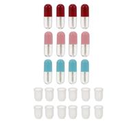 Alipis 12 pezzi Mini Flaconi Vuoti per Lucidalabbra Capsule Portatili Contenitori Lip Balm Ricaricabili Tenuta Stagna Adatti per Viaggio e Makeup Plastica Durevole Colore Colore Casuale