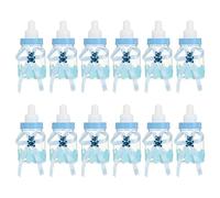 Alipis 12pcs Feeder Style Candy Bottle Present Box Baby Shower Favors Boys Girls Feeding Bottle for Newborn Baptism Mother to Be