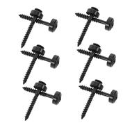 Alipis 12pezzi Accessori per Chitarra Elettrica Viti Cromate Boccole di Montaggio e Bulloni per Giunto del Manico Hardware per Manico di Chitarra Viti di Precisione per Componenti per Ele