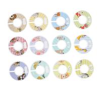 Alipis 12pezzi Divisori per Armadi per Ragazzo Ragazza Ragazza per Età e Resistenti e Numeri Chiari Realizzati in Materiale Plastico di Gender-neutral e Unisex per Ragazzo Maschi