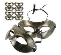 Alipis 15 Pezzi Maschere Veneziane Mezza Faccia Vintage da Maschera Mascherata Uomo e Donna per Ballo in Maschera Costume Halloween e Carnevale Adatta per Feste Tema