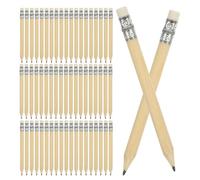 Alipis 150 Matite da Golf Hb Pre-Temperate Mini Matite in Legno con Gomma 10 CM per Scrivere Segnapunti Golf e Forniture Ufficio Scuola