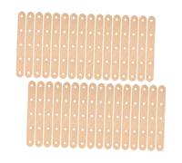 Alipis 150 pezzi Bastoncini Ghiaccioli in Legno con Fori Bastoncini Legno per Lavoretti DIY Materiale Artigianale Versatile per Adolescenti e Adulti per Progetti Creativi e Modelli