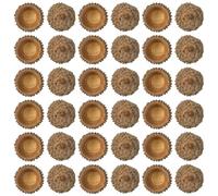 Alipis 150 Pezzi Cappelli di Ghianda Naturali Piccoli 1-2,5 CM per Artigianato Fai da Te, Riempitivi per Centrotavola del Ringraziamento e Decorazioni Autunnali Sostenibili per Tavoli e