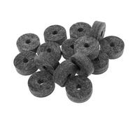 Alipis 15pezzi Cuscinetti in Feltro Per Piatti Ammortizzatori Per Supporti Di Batteria Per Ridurre Vibrazioni Ricambi Per Hardware Di Batteria Jazz