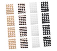 Alipis 16 Fogli Adesivi Angoli Foto Autoadesivi Rosa Oro Kraft Nero Bianco Angolini Adesivi per Scrapbook Album Fotografici Fai da Te Protezione e Facile Applicazione per Album e Diari