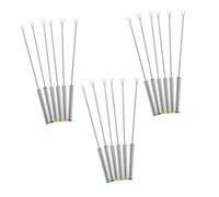 Alipis 18 Pollici Forchette per Fonduta in Acciaio Inossidabile Forchettine Lunghe per Dessert Spiedini per Cioccolato Formaggio Frutta e Bbq Design Piccola Punta Antiscivolo Facili da