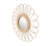 Alipis 1pezzi Specchio Intessuto in Rattan Specchio Per Trucco Delicato in Rattan Da Parete Decorazione Per Casa Accessori Per Fotografia