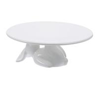 Alipis 1set Alzatina Ceramica Con Design Di Coniglio Per Torte e Dessert Vassoio Multiuso Per Frutta e Snack Elegante Stile Europeo Per Eventi e Feste Pasquali