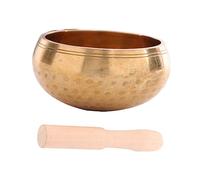 Alipis 1set Ciotola Sonora Tibetana Per Meditazione e Yoga Bastoncino Legno Per Relax e Guarigione Perfetta Per Insegnanti e Praticanti Di Meditazione