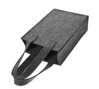 Alipis 2 Borsa Del Vino Bottiglia Doppio Portatori Idro Borse Bottiglie Borsa Termica Riutilizzabile Tela Confezionare Sacchetti Buste Vino Sacchi Di Vino Provato Grey