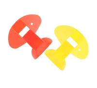 Alipis 2 Flauti Nasali per Set 2 Pezzi Giallo e Rosso Fischietti Musicali per Allenamento del Naso Controllo del Respiro e Pratica Muscoli Orali per Principianti