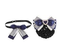 Alipis 2 pezzi Accessori Capelli Professionale con Rete Fermachignon e Nastro Elegante per Donna Retine per Capelli Resistenti e Morbide per Banche Hostess Infermiere e Hotel