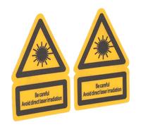 Alipis 2 Pezzi Adesivi Avvertimento Sicurezza per Industria e Laboratori Facili da e Visibili da per Prevenire Incidenti e Aumentare La Consapevolezza Sulla Sicurezza